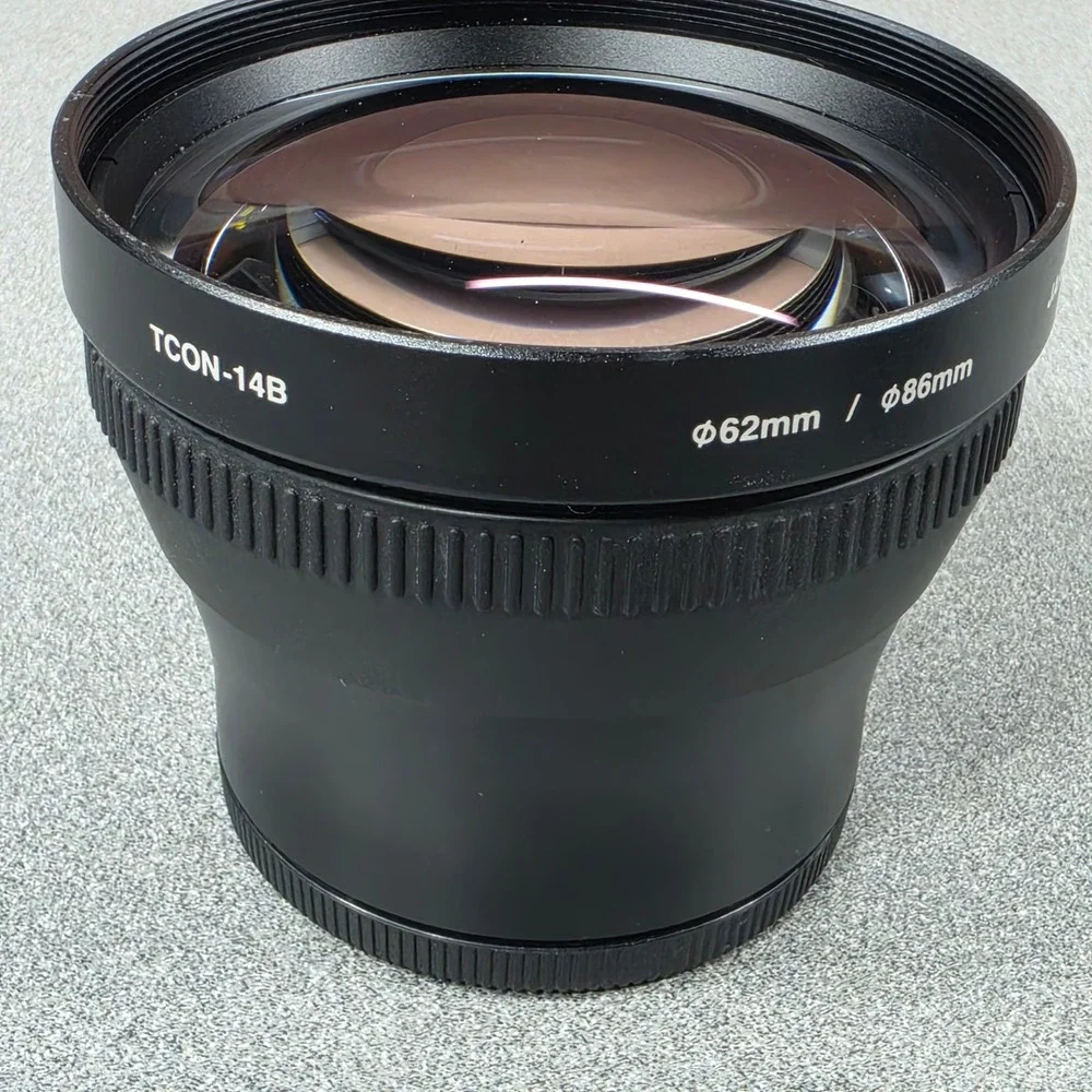 Olympus TCON-14B 1.45x Teleconverter Lens 62mm Mount Black Excellent Japan